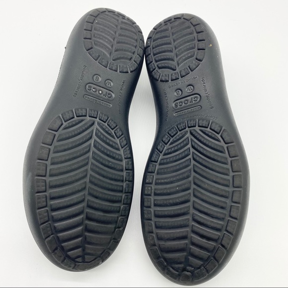 Crocs Kelli Ballet Flats Black Size 8 - Picture 7 of 9